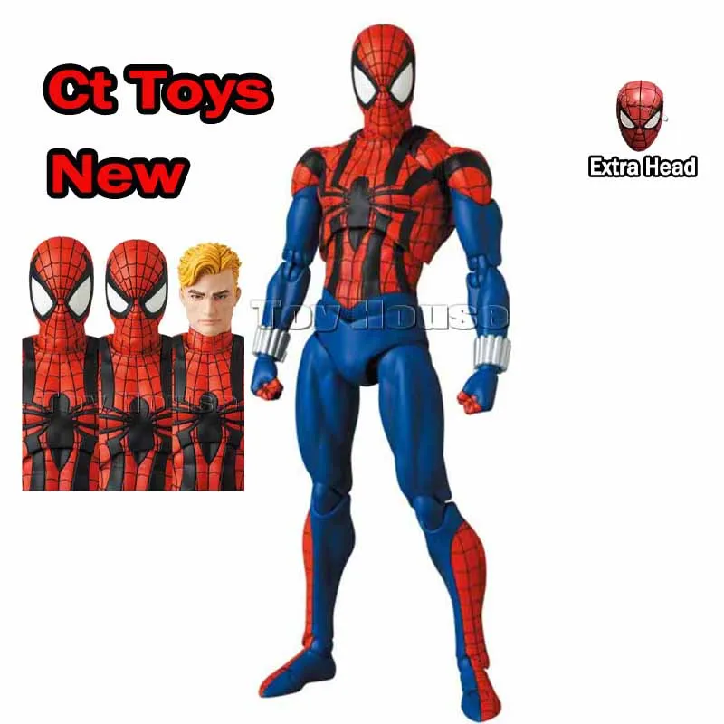 Ct Toys In Stock Spiderman Mafex 143 Ben Reilly Comic Ver The Amazing Spider-Man 001 Anime Action Figure Figurine Toys Kids Gift