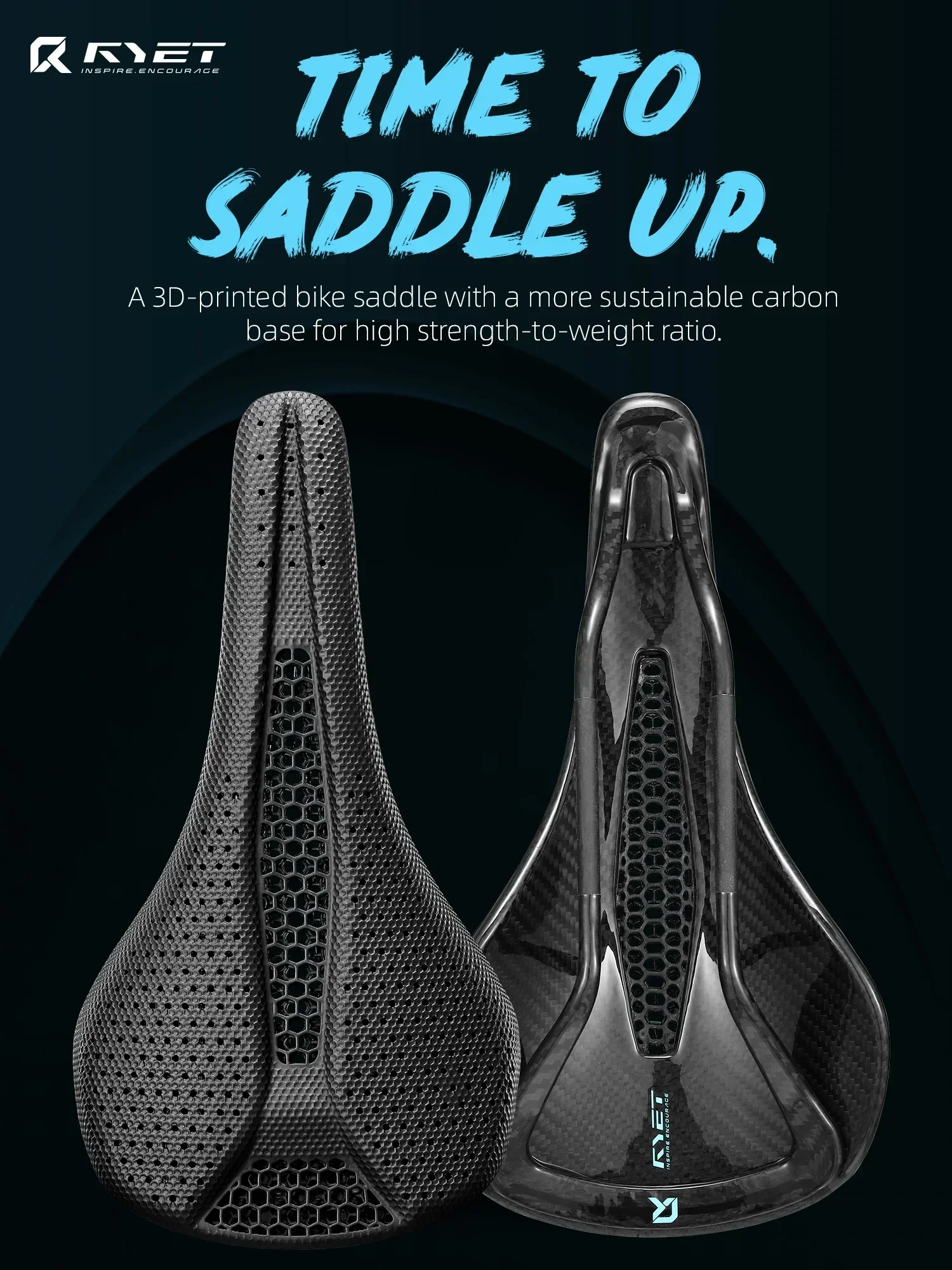 AliExpress Lexon RYET Full Carbon 218g Bike Saddle, 265*143mm 3D Printed Bicycle Seat, Oval 7 x 9 mm MTB Gravel Road Bike Cushion Bicycle Parts