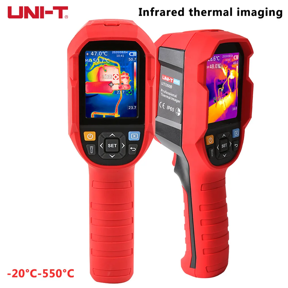 Resolution 256 x 192 Infrared Thermal Imager UNI-T UTi260B Handheld Thermal Camera Infrared Thermometer (Including Battery)