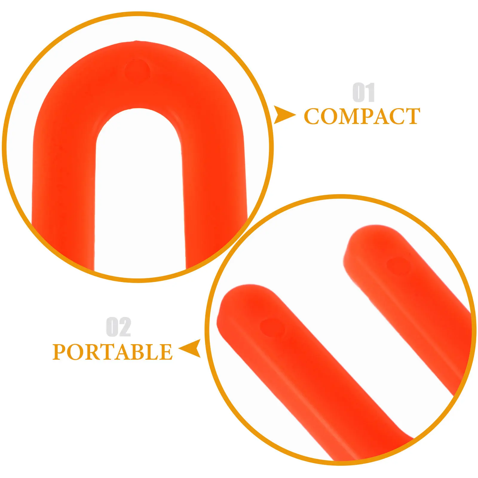 100Pcs Tile Leveling System Horseshoe Shims U Shape Plastic Ceramic Floor Tile Spacers Levelling Tools for Precise Installation
