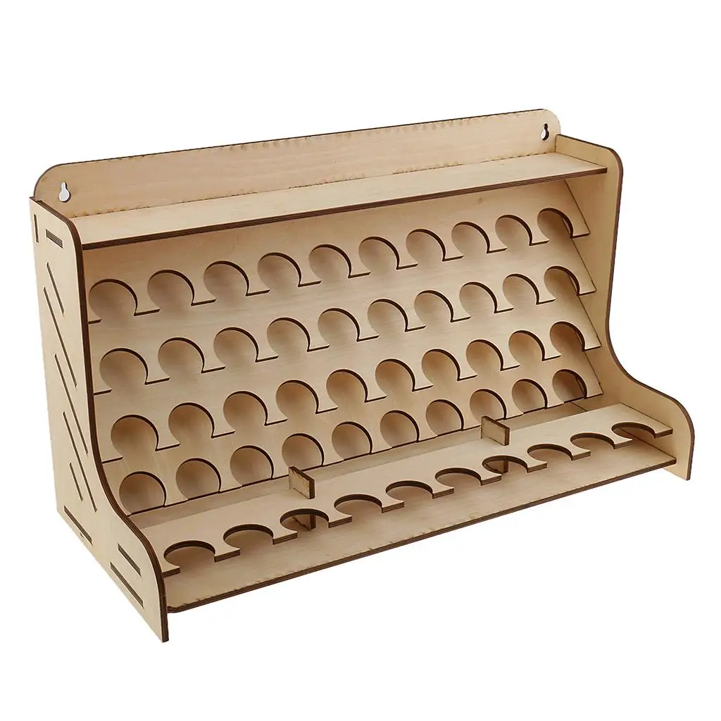 Estante para botellas de pintura de madera, soporte organizador Modular, herramienta de pintura maestra, estante para botellas de pintura para pigmento de pintura artística DIY