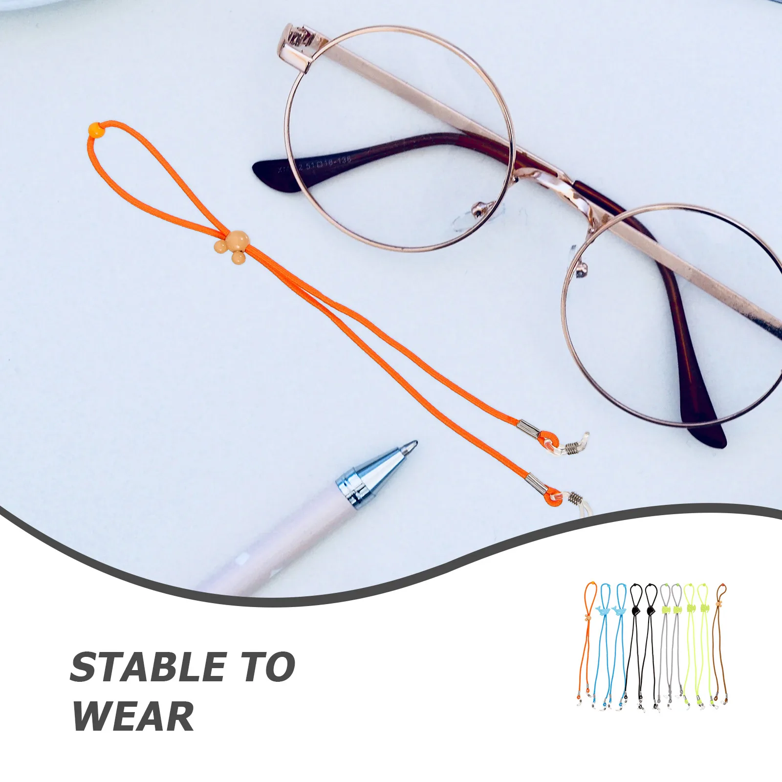 10 Pcs Eyeglasses Rope Kids Strap Elastic Anti Slip Glasses Accessories Hanging Lanyard Student Use Protective Gear