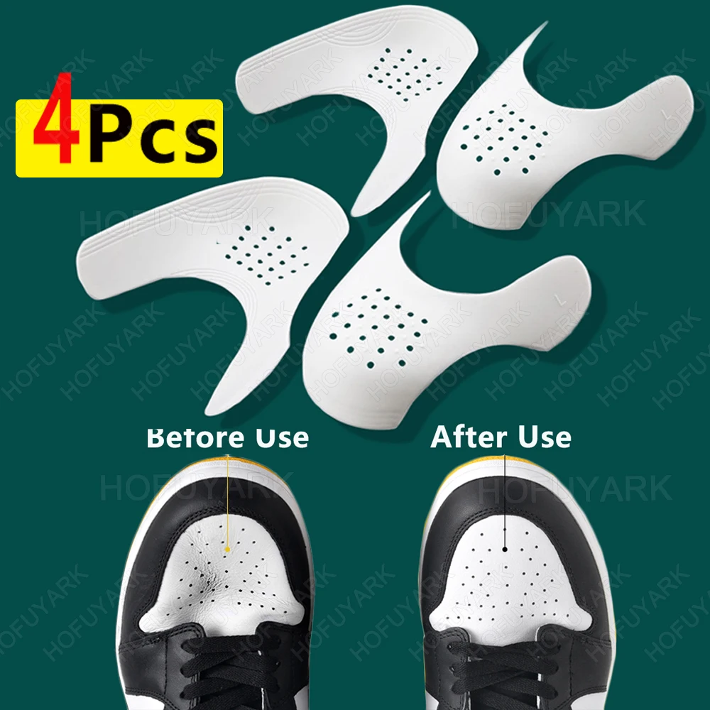 

4Pcs Shoe Anti Crease Protector for Basket Ball Shoes Head Crease Guard Sneaker Protector Shoe Stretcher Dropshipping Wholesale