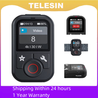 TELESIN Waterproof Bluetooth Remote Control for GoPro Hero13 12 11 10 9 8 Max With Wrist Strap for Action Camera Accessories