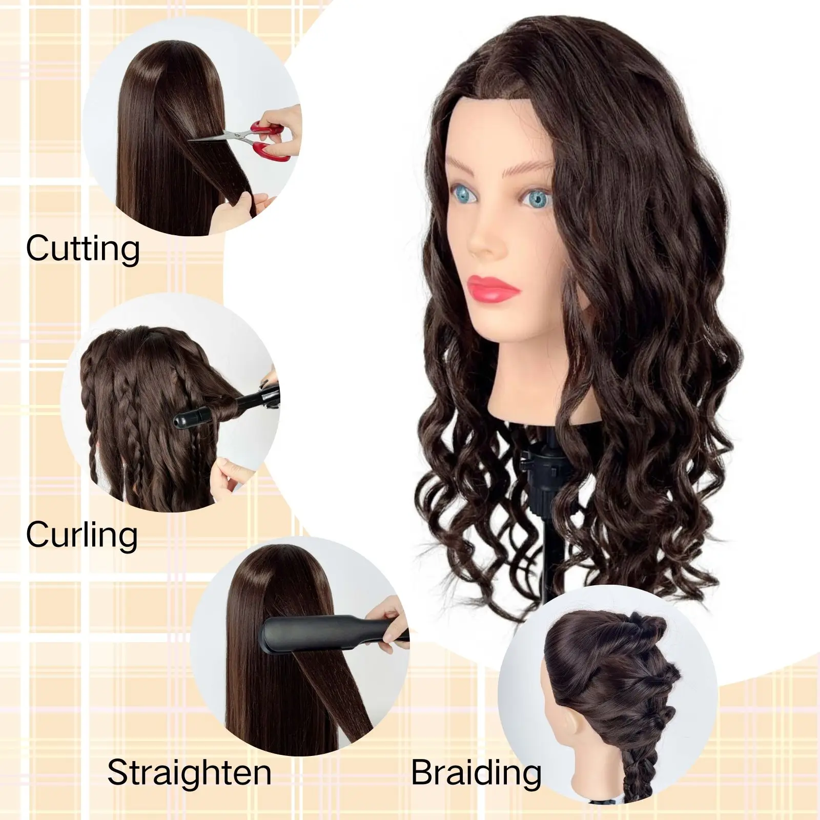 Thumbnail 2 - #86 Best Mannequin Hair Styling Heads to Buy In 2026