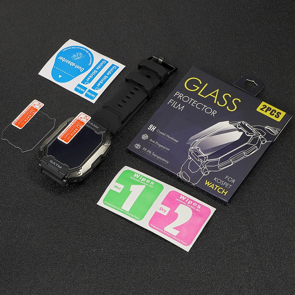 Original 1ชุดแก้วป้องกันฟิล์ม Smartwatch สำหรับ KOSPET ถัง M1สมาร์ทนาฬิกาผู้ชาย Smartwatch Screen Protector FOR KOSPET TANK M1