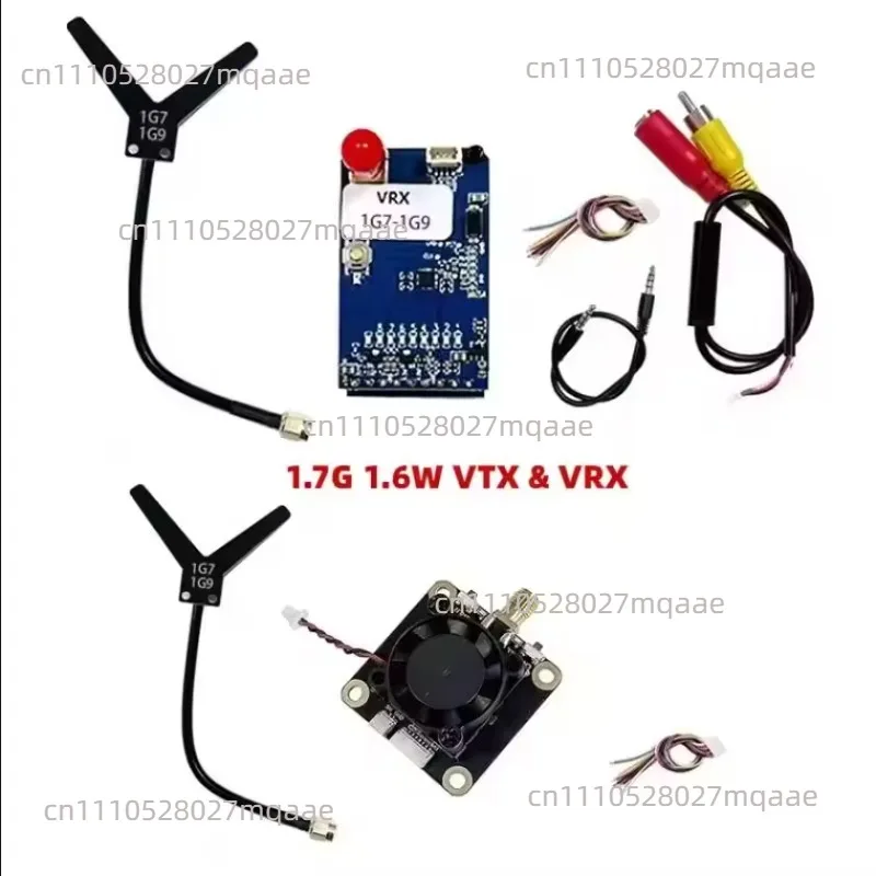 6W High Power 1.7G/9G Analog VTX & VRX Set - for FPV Drone Racing and Long-Range Flight