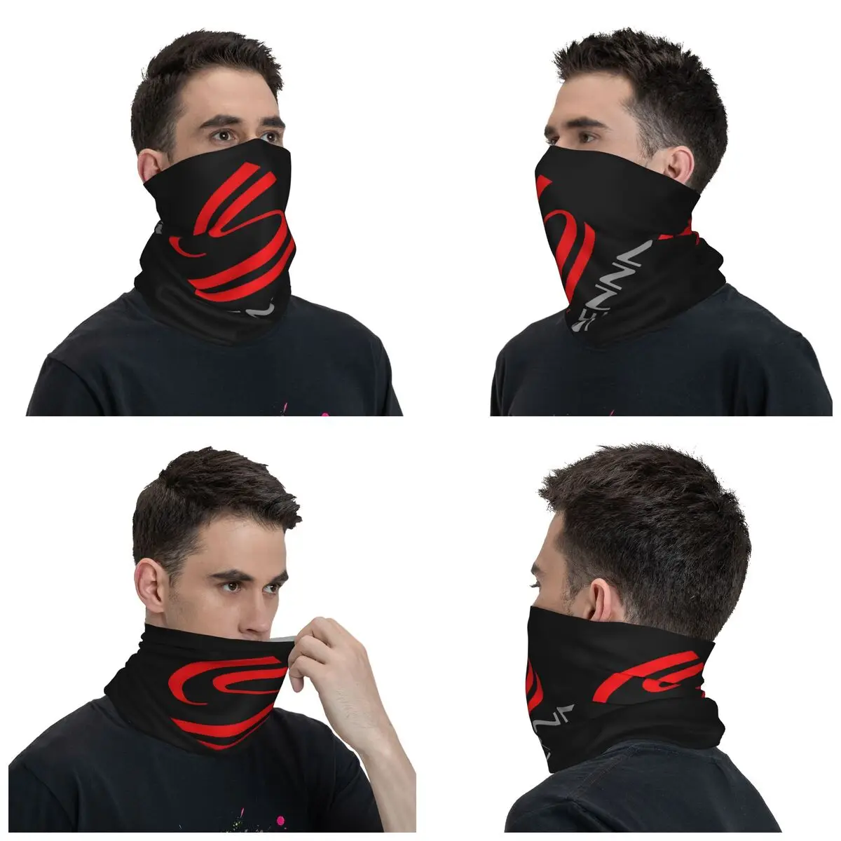 Ayrton Senna Logo Bandana Neck Cover Printed Balaclavas Magic Scarf Multi-use Headwear Fishing for Men Women Adult Breathable