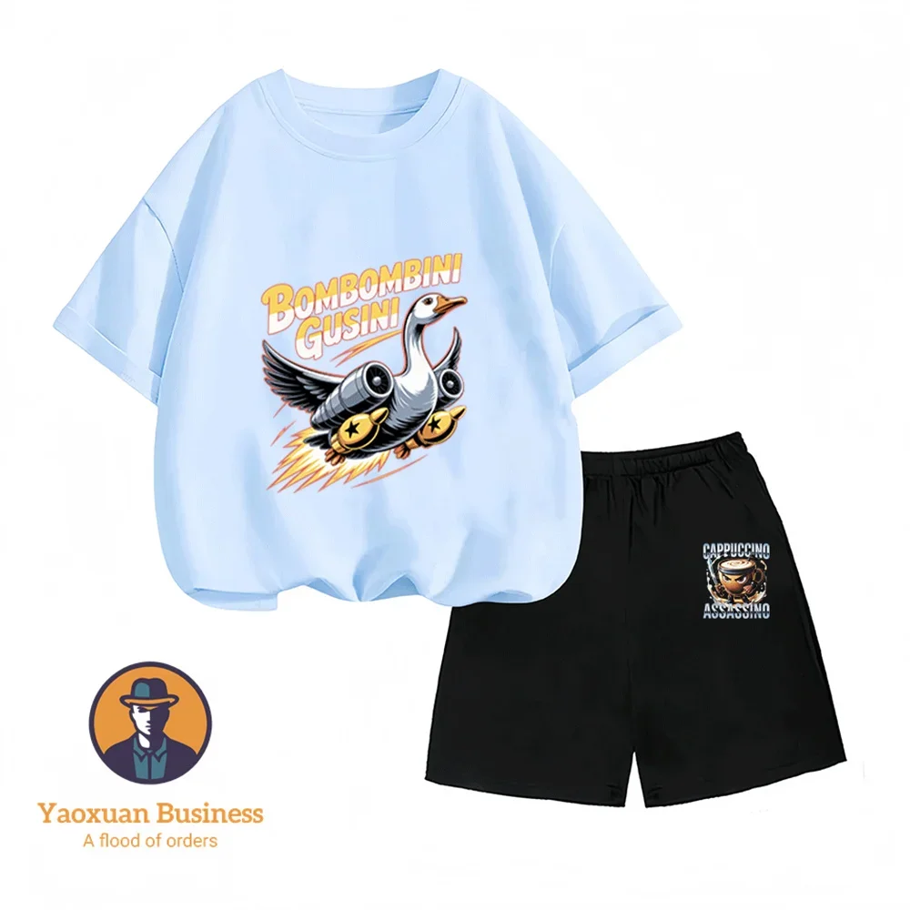 conjunto-infantil-de-verao-2026-2-14-anos-com-estampa-de-desenho-animado-shan-hai-jing-em-algodao-duas-pecas-lancamento-quente