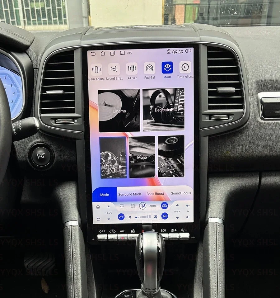 14.5" For Renault Koleos Megane 4 Samsung SM6 Talisman 2017-2019 Car radio multimedia player Carplay Android auto GPS navigation view 6