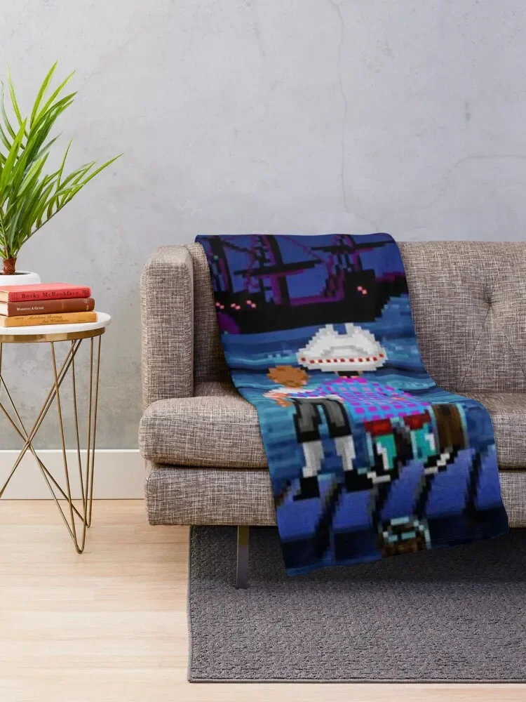 Guybrush & Stan (Monkey Island) Throw Blanket Blankets For Bed Comforter Blankets