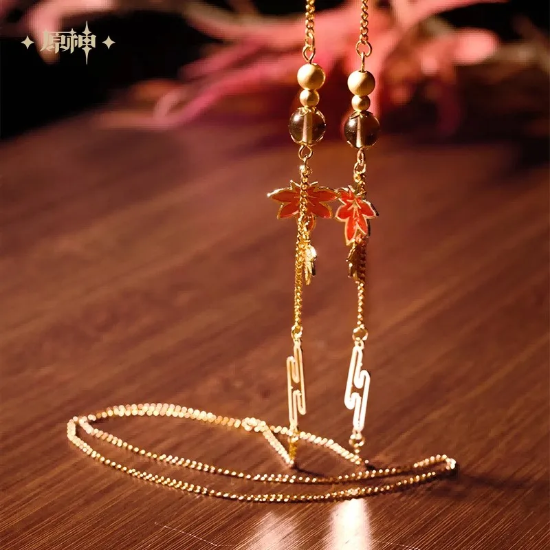 Oryginalne Genshin Impact Kaedehara Kazuha kobieta mężczyzna okulary unisex okulary akcesoria na Halloween etui na okulary Cosplay świąteczny prezent