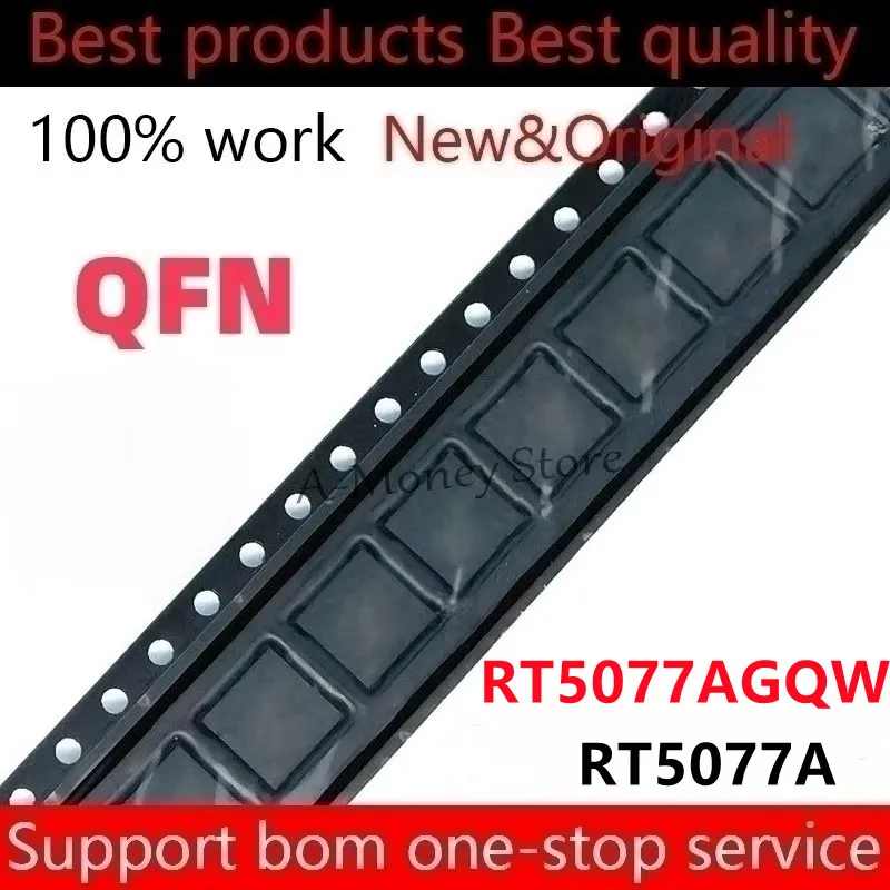 

(2-5pcs)RT5077 RT5077A RT5077AGQW QFN-52