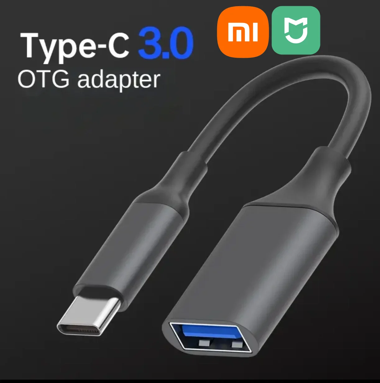 Xiaomi OTG Type C Cable Adapter Usb To Typec Adapter Connector For Xiaomi Samsungs20 Huawei Otg Data Cable Converter For Macbook