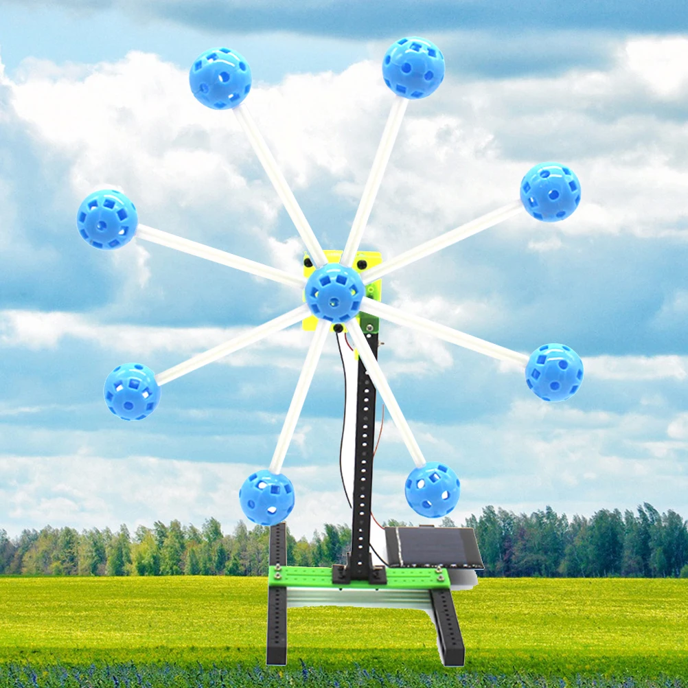 Roda gigante solar conjunto experimental brinquedo de imaginação das crianças artesanal montado desenvolvimento intelectual diy