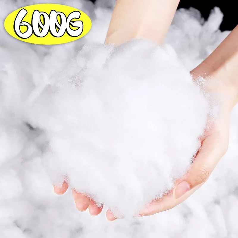 Wholesale Christmas Fake Snow Cotton Like Artificial White Snow Fluffy Fiber Stuffing Snow Covering for Winter Xmas Tree Decor