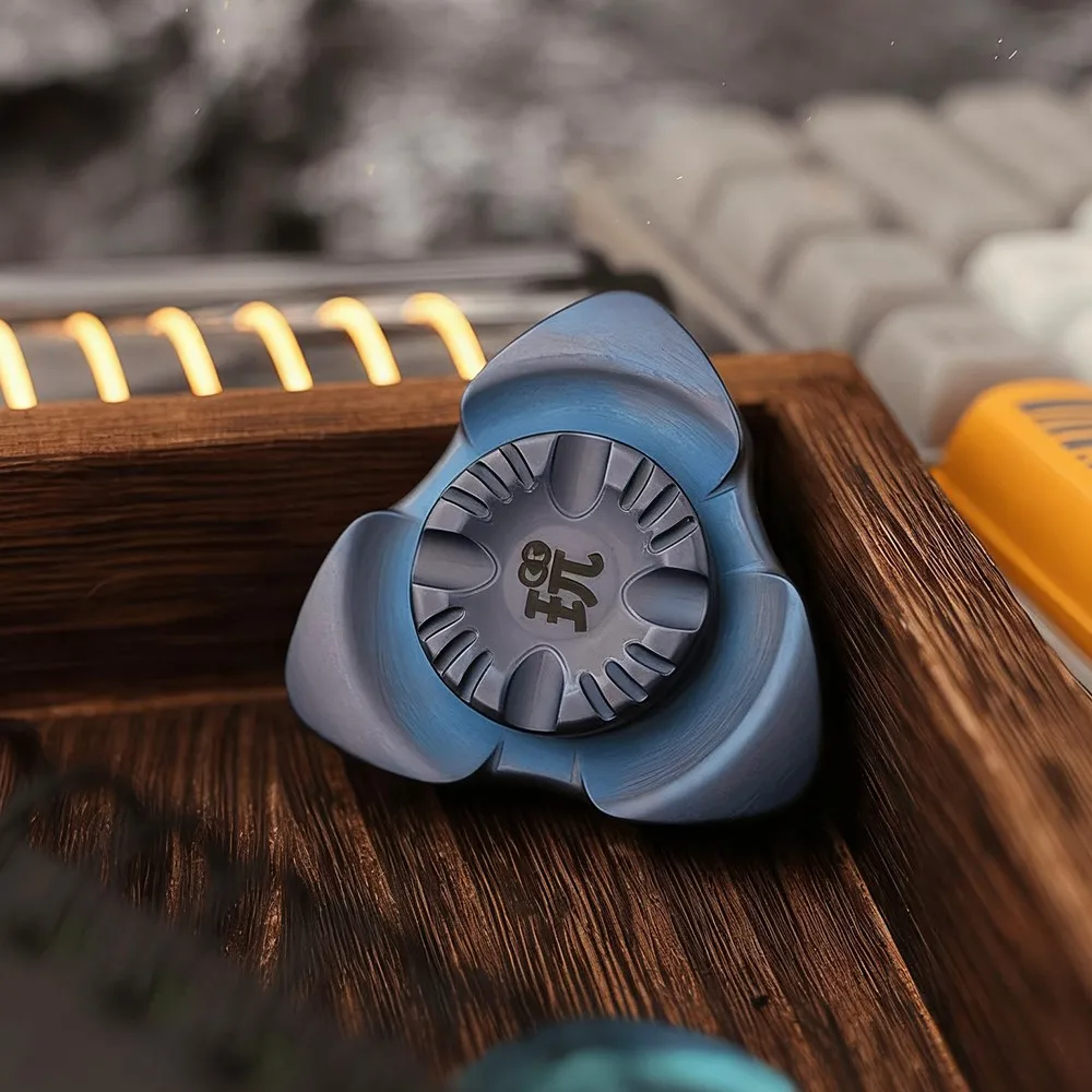 CHIMAGO EDC SANYE Fidget Spinner jouet anti-Stress trois feuilles Spinner Portable bureau conceptions originales Gadgets de soulagement de l'anxiété