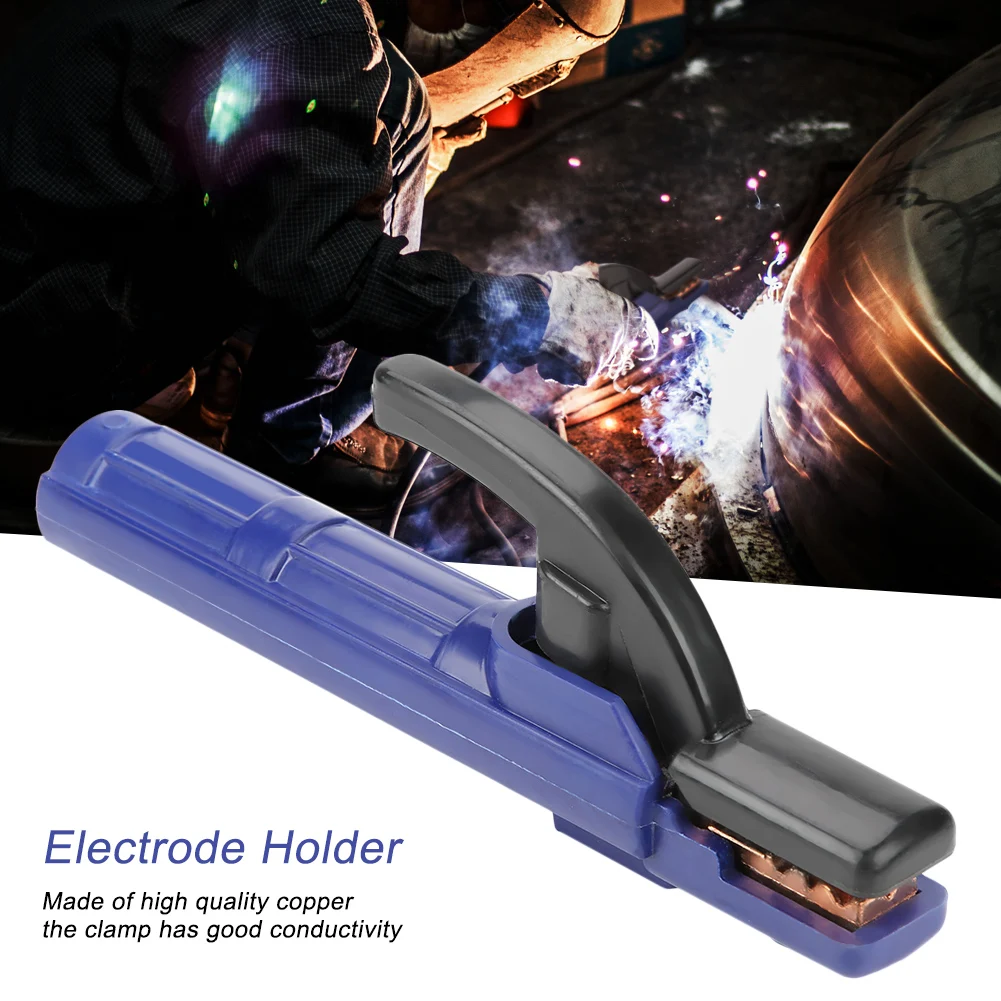 300A Electrode Holder Welding Clamp Insulated Copper Heavy Duty Welding Electrode Clamp for Arc Welding Machine Tool