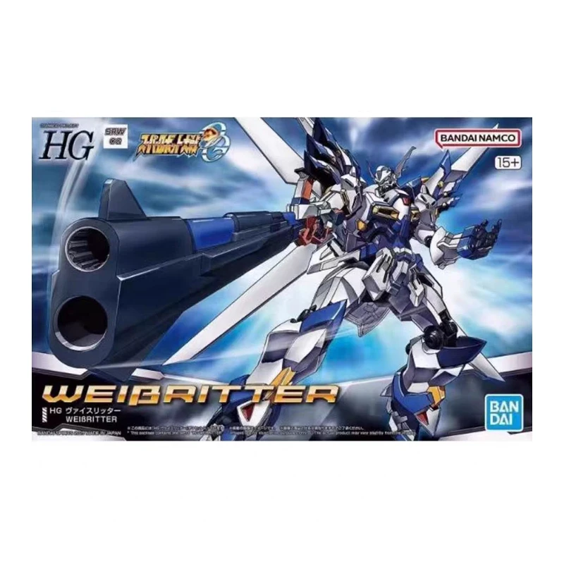 

Bandai Gundam Hg 1/144 Super Robot Wars OG Weiss Ritter Assembly Model Kit Gifts Toy Collection for Kids Action Figure Model