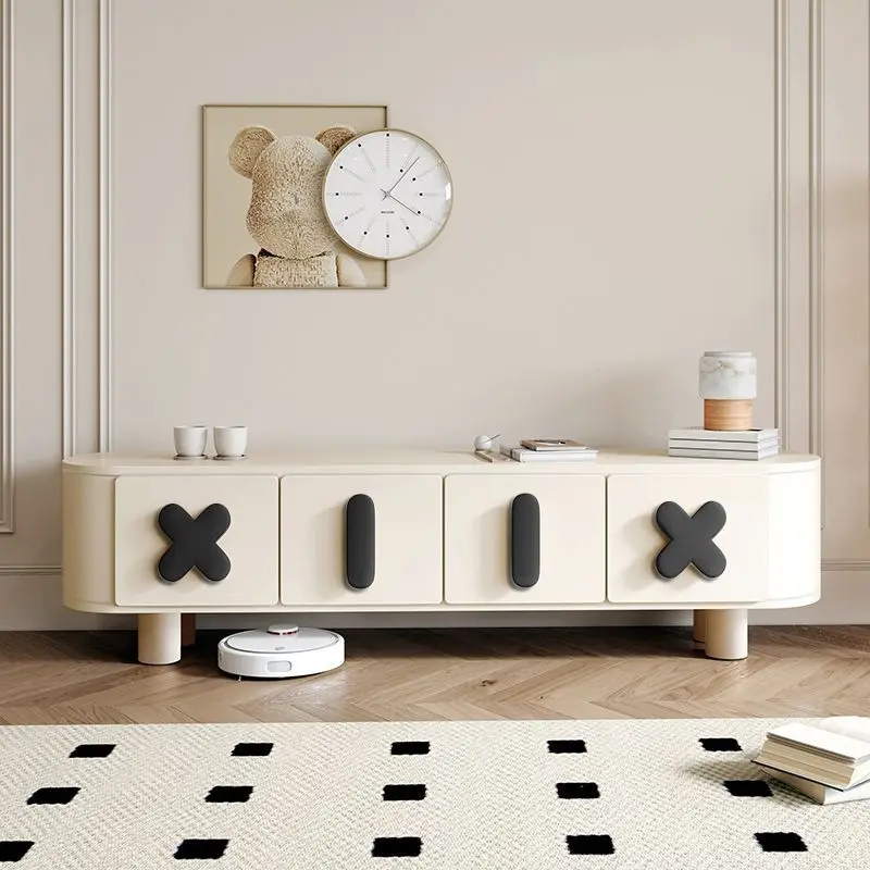 TV cabinet coffee table living room household new small apartment storage integrated floor TV cabinet
