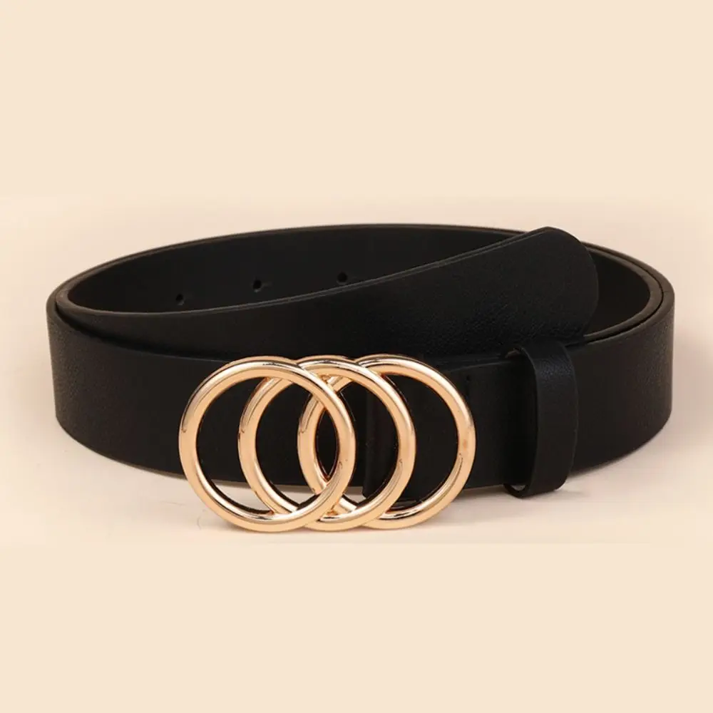 Waist Decoration Versatile Leather Belt Casual Simple Thin Waist Strap Luxury Design Slide Buckle Belt For Women