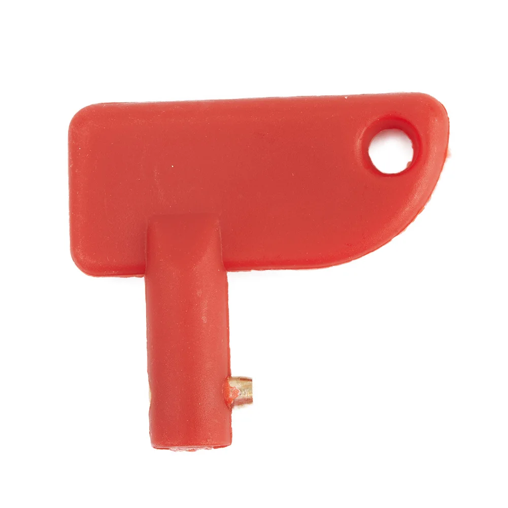 Keys Cut Off Switch Key Accessories For Battery Isolator Switch For Marine For Truck Red Replacement Set Spare Key