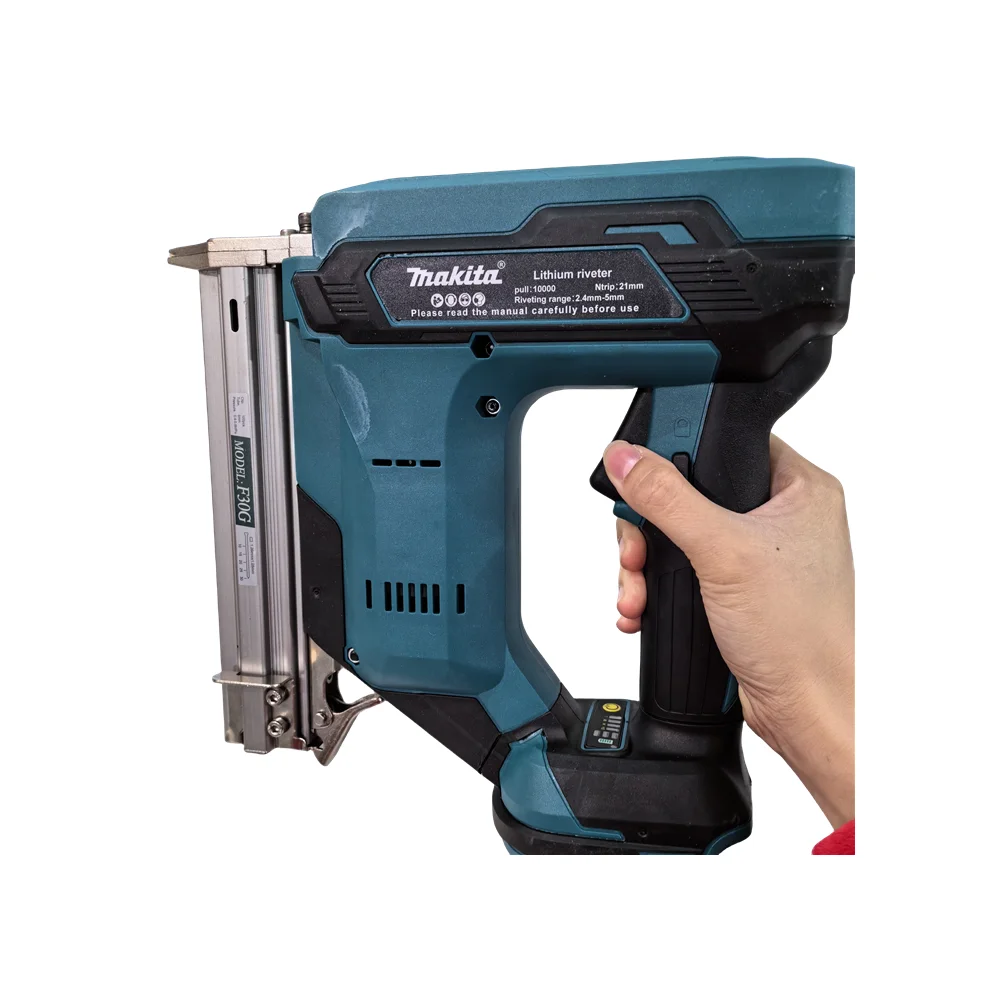 Imagem -04 - Makita Pistola de Pregos para Carpintaria Ferramentas Elétricas sem Fio Bateria de Lítio Recarregável Original de 18v Pistola Pneumática Elétrica