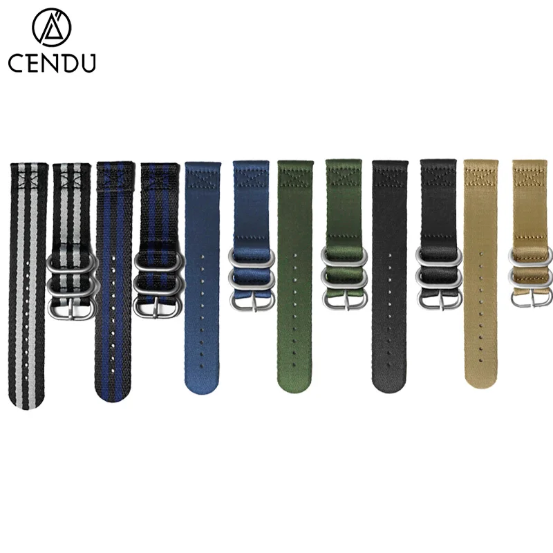 

Nylon Strap for Mechanical Men Watches Two Pieces Strap 18mm 20mm 22mm