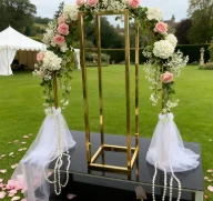 

12 шт.) новый стиль настольный центральный подставка для цветов золотая металлическая ваза оптовая продажа подсвечник qq256