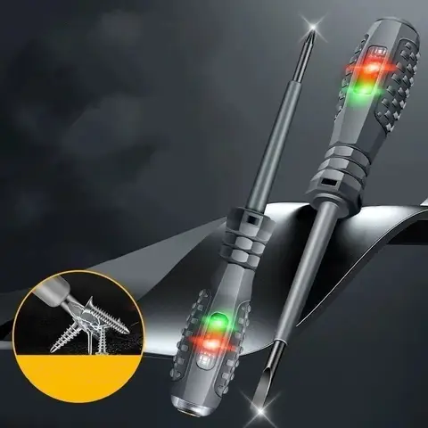 단어/십자 드라이버 네온 전구 표시기 미터 전기 펜 절연 전기 하이라이트 포켓 테스터 펜 도구