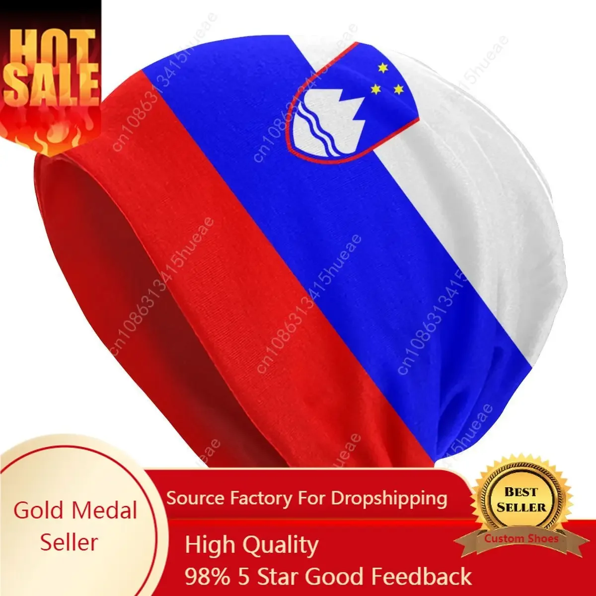 

Winter Warm Flag Of Slovenia Bonnet Homme Slouchy Beanie Hat Cool Outdoor Ski Skullies Beanies Cap for Men Women