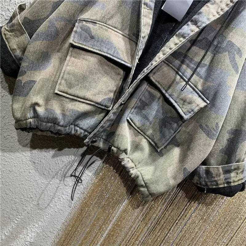 Women's Clothing Casual Loose Plus Size Coats Winter New Hooded Fleece Warm Thickened Cotton Coat Women Vintage Jackets