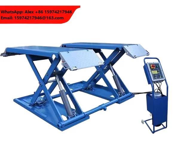 Best Price Custom Portable Auto Repair Mid Rise Scissor Car Lift For 4S Stores And Home Garages
