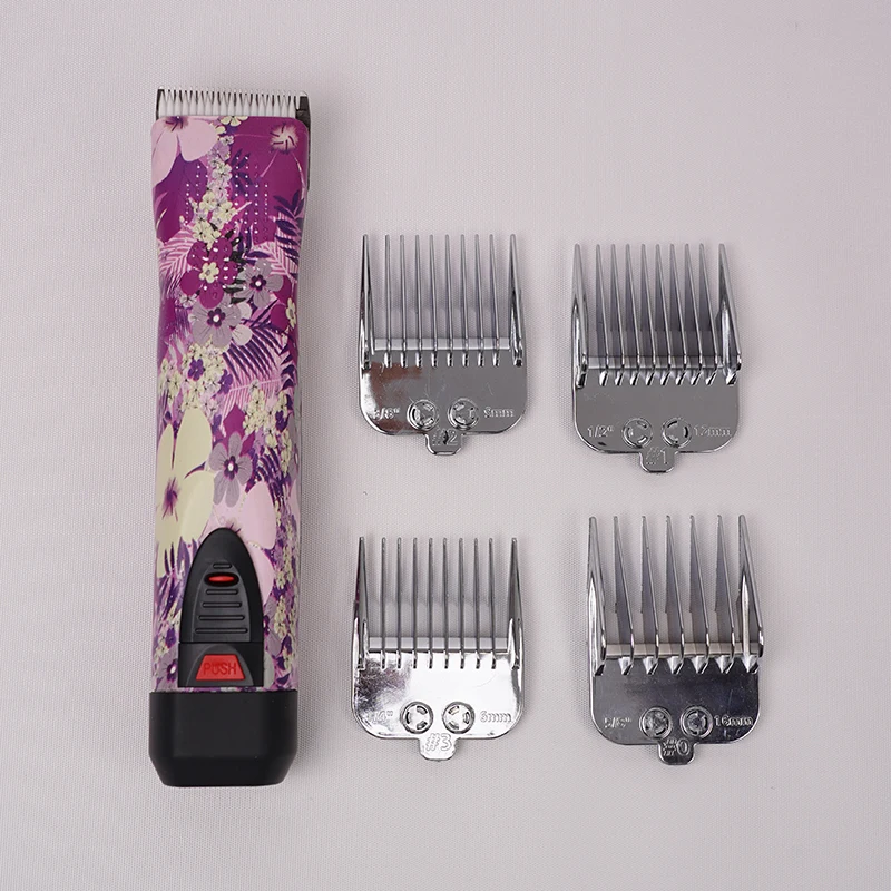 

Purple Style Cordless Dog Grooming Clipper 30w Professional 2-speed Horse Hair Clipper