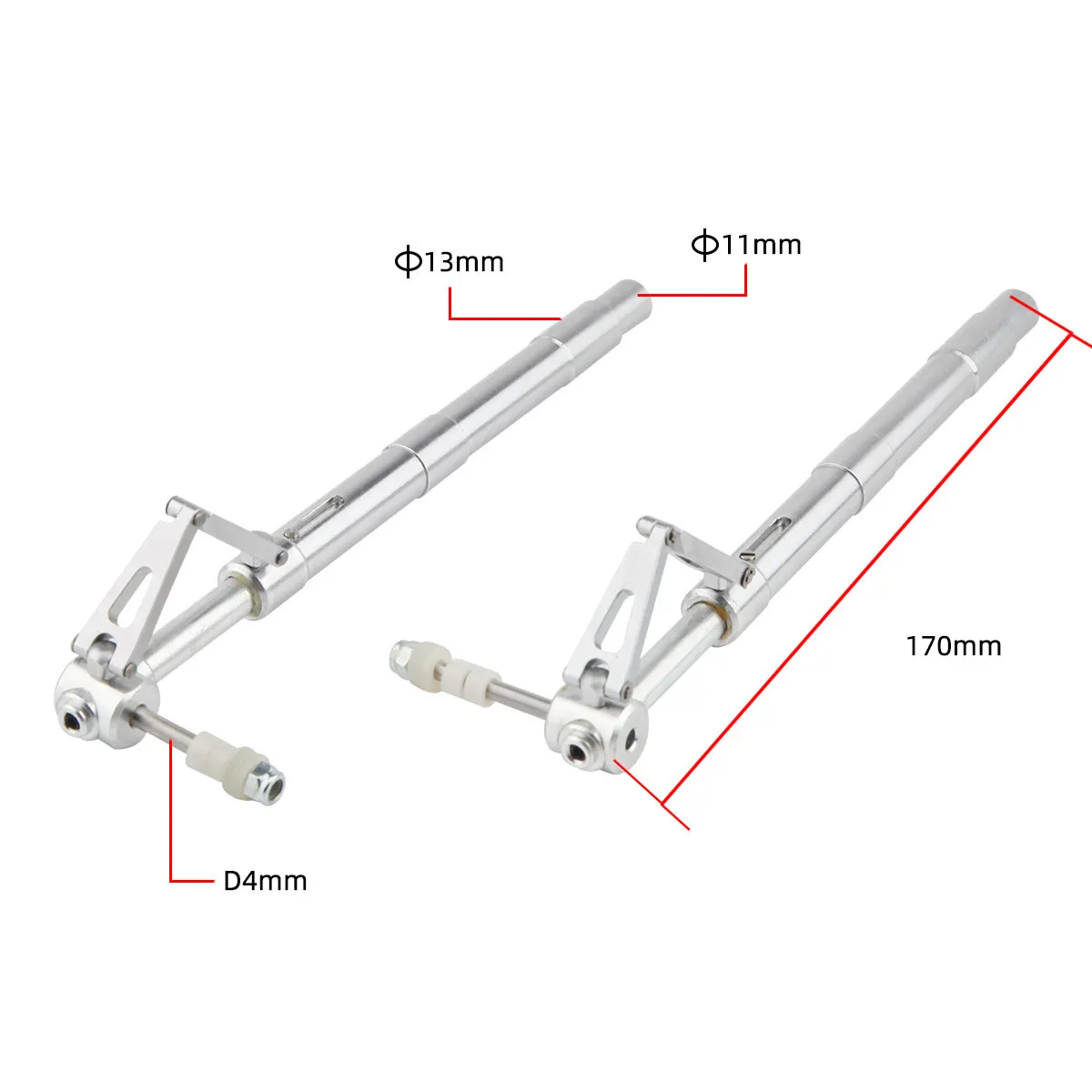 XAERO Ф11mm train d'atterrissage Anti-Vibration 170mm train roulant absorbant les chocs pour Drone avion RC
