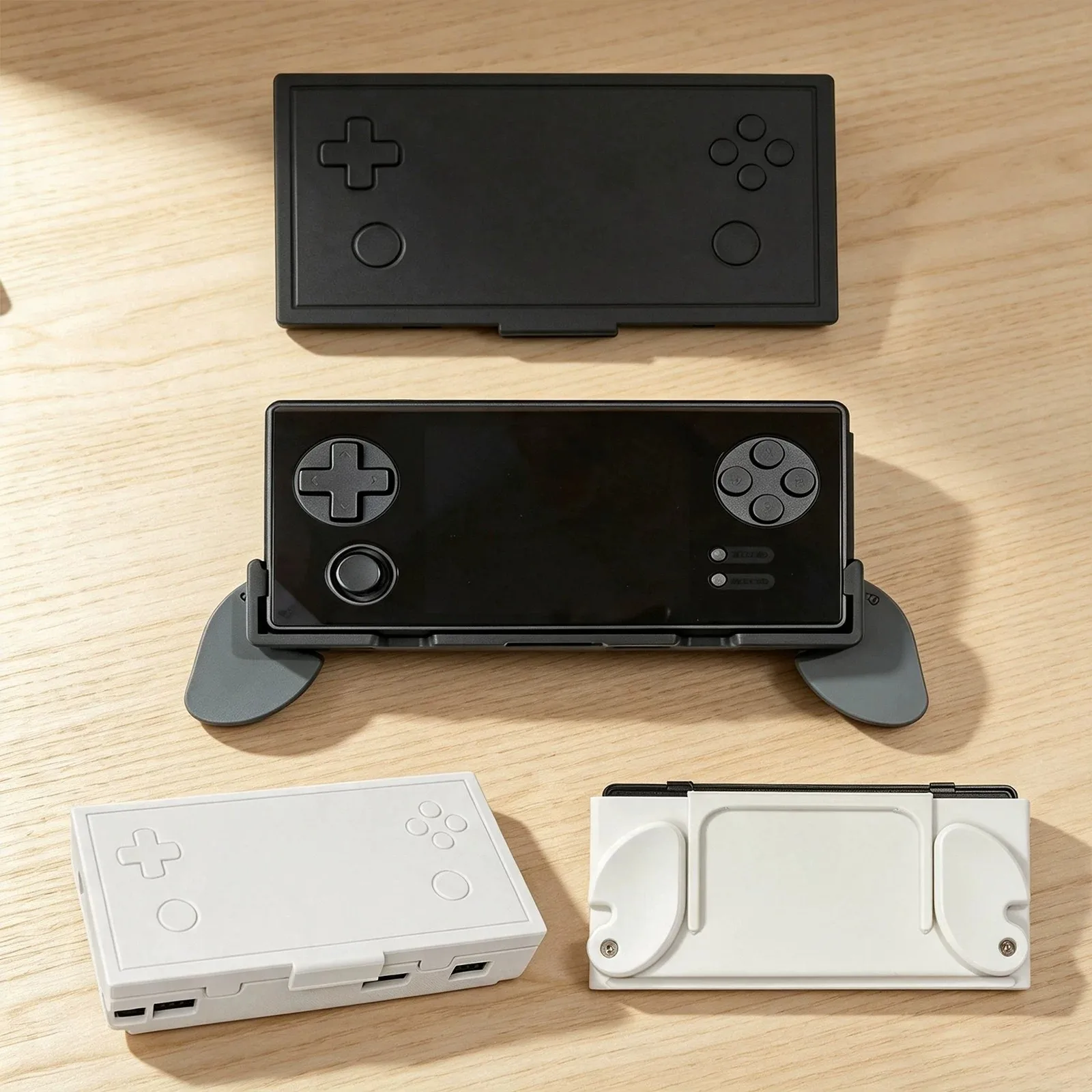 Étui de protection 3-en-1 avec poignée pour console de jeu portable GKD350H Ultra Retro – Optimisation de la sensation de jeu