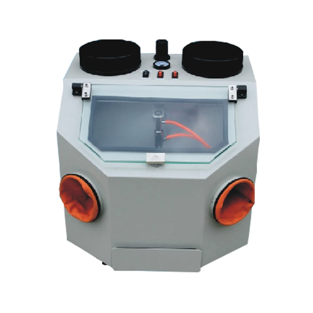

Den-tal Laboratory Equipment Portable Sandblaster Double Cylinder Sandblasting Machine