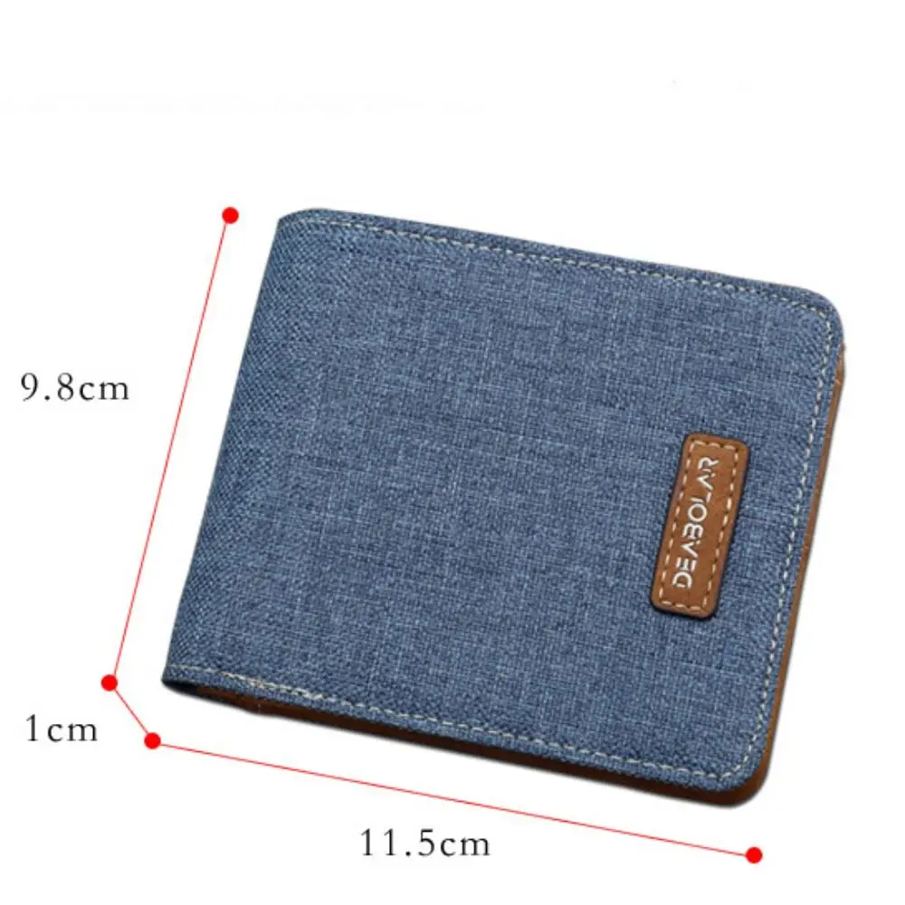 جديد قماش الرجعية الرجال المحفظة رقيقة جدا خفيفة الوزن عملة المحفظة لينة ضئيلة المحفظة المال كليب الرجال