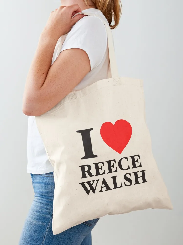 

I heart Reece Walsh!! Tote Bag eco bag folding Customizable tote bag Women's tote