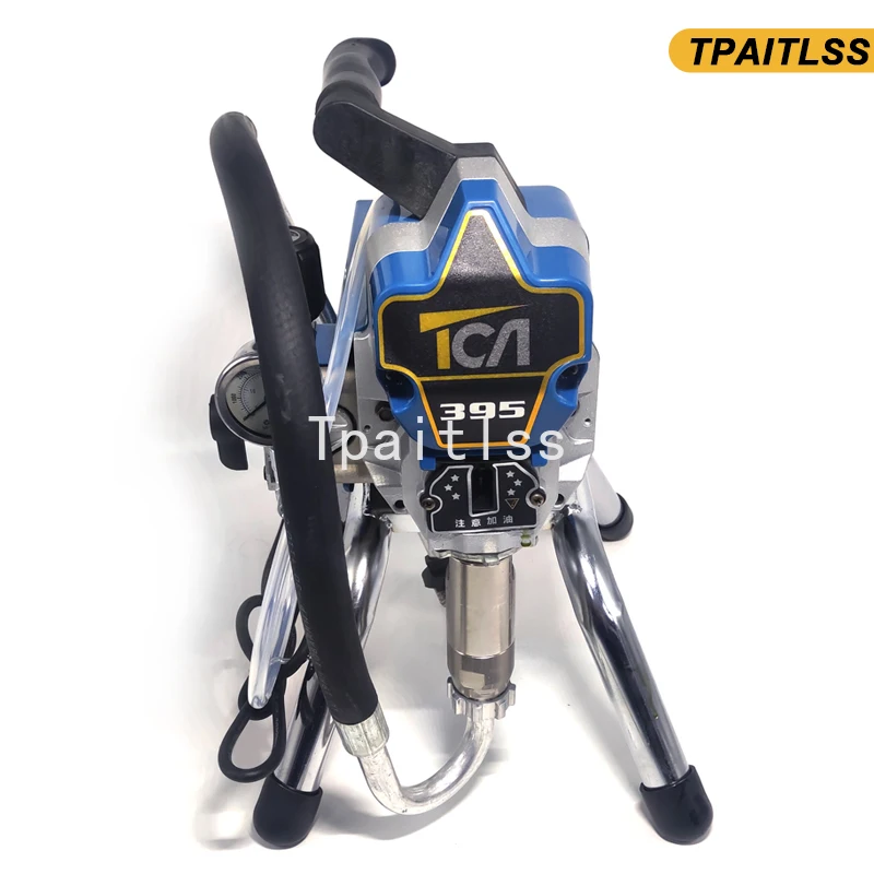 110V Airless Sprayer Portable Piston Pump Paint Spraying Machine 395 2000w 2L/min for Decoration