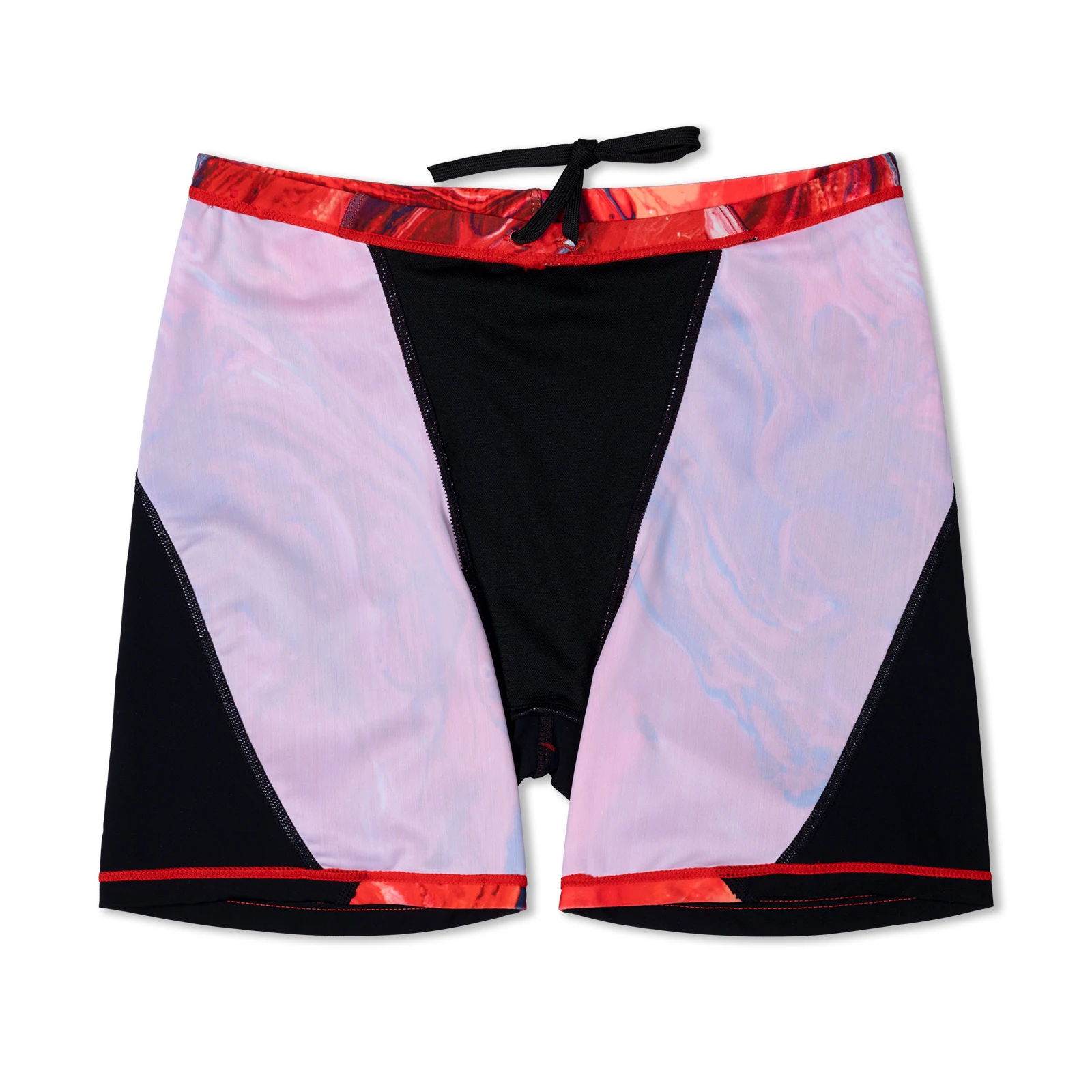 MY KILOMETRE Herren sportliches Bein mit quadratischem Bein Schwimmen Jammers Lavarot Langlebig Training Splice-Badeanzug Sportliche Bademode Badehose – Detail 6