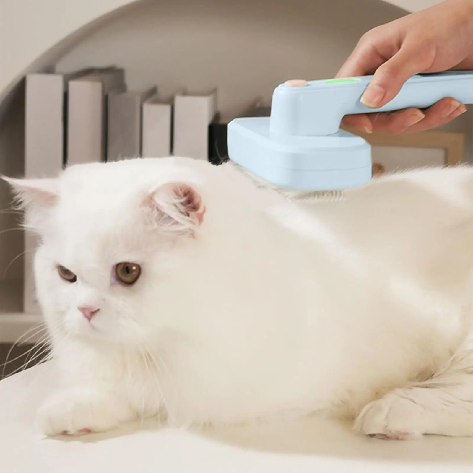 

Самоочищающаяся щетка для удаления шерсти собак, антистатический, приятный для кожи, инструмент для удаления шерсти кошек и домашних животных