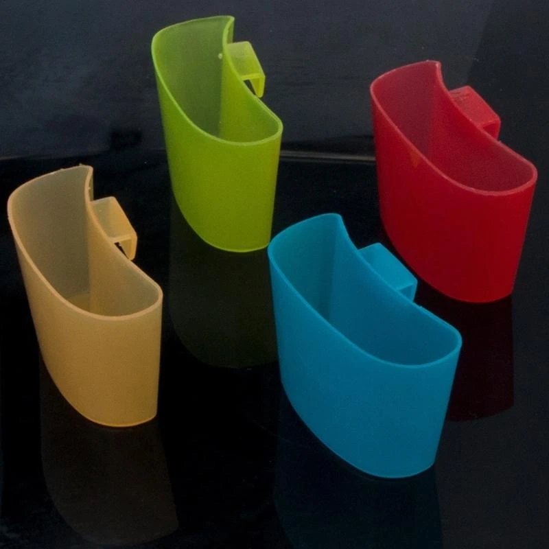 Convenient Cup Hanging Tea Bag Holder 4 Pieces Biscuit Stand Cup Hangers Home Party Supplies Afternoon Tea Accessories HX6C