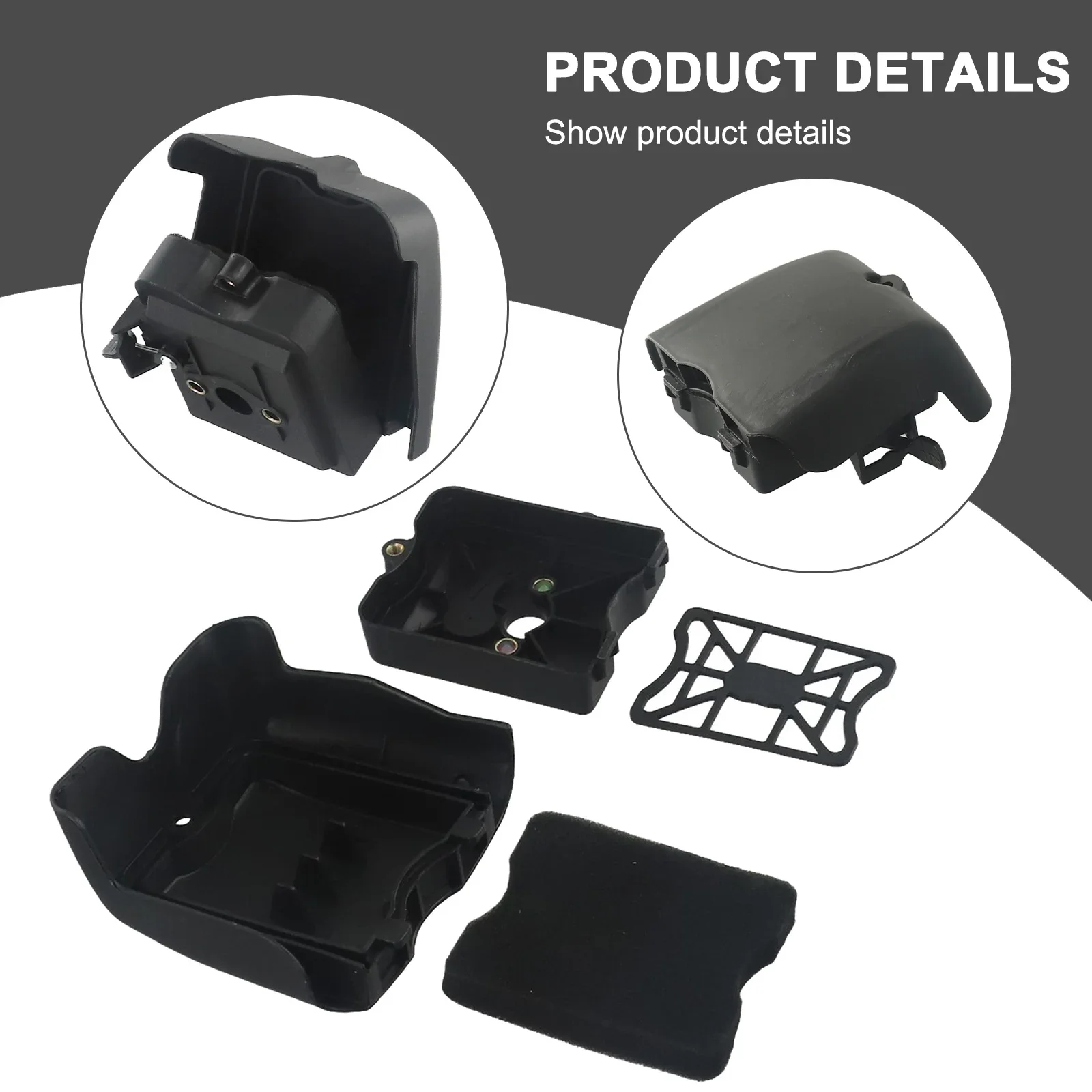 Air Filter Assembly Compatible with For BC430 Brush Cutter 43CC 49CC 52CC Engine and 40F 5 44F 5 Model Applications