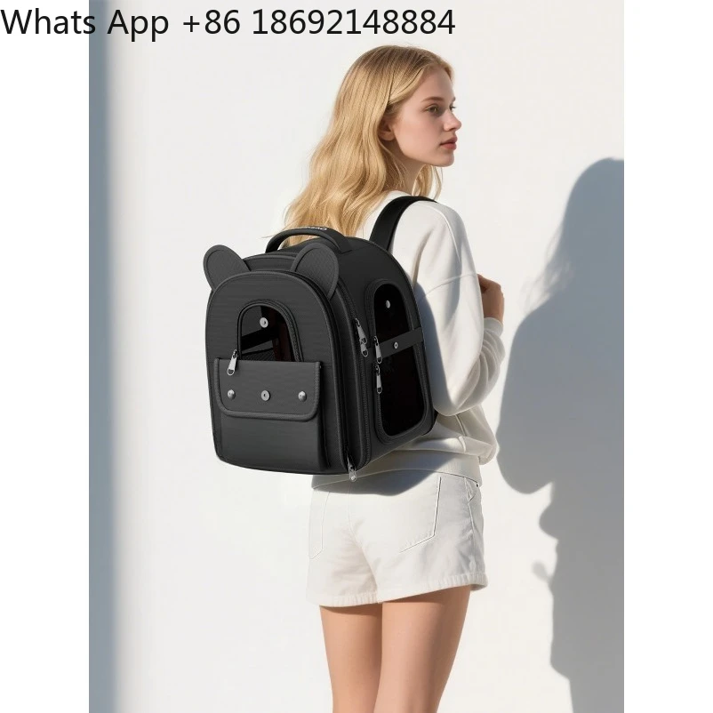 

Pet outing bag for cats, small dogs, large capacity portable double shoulder portable