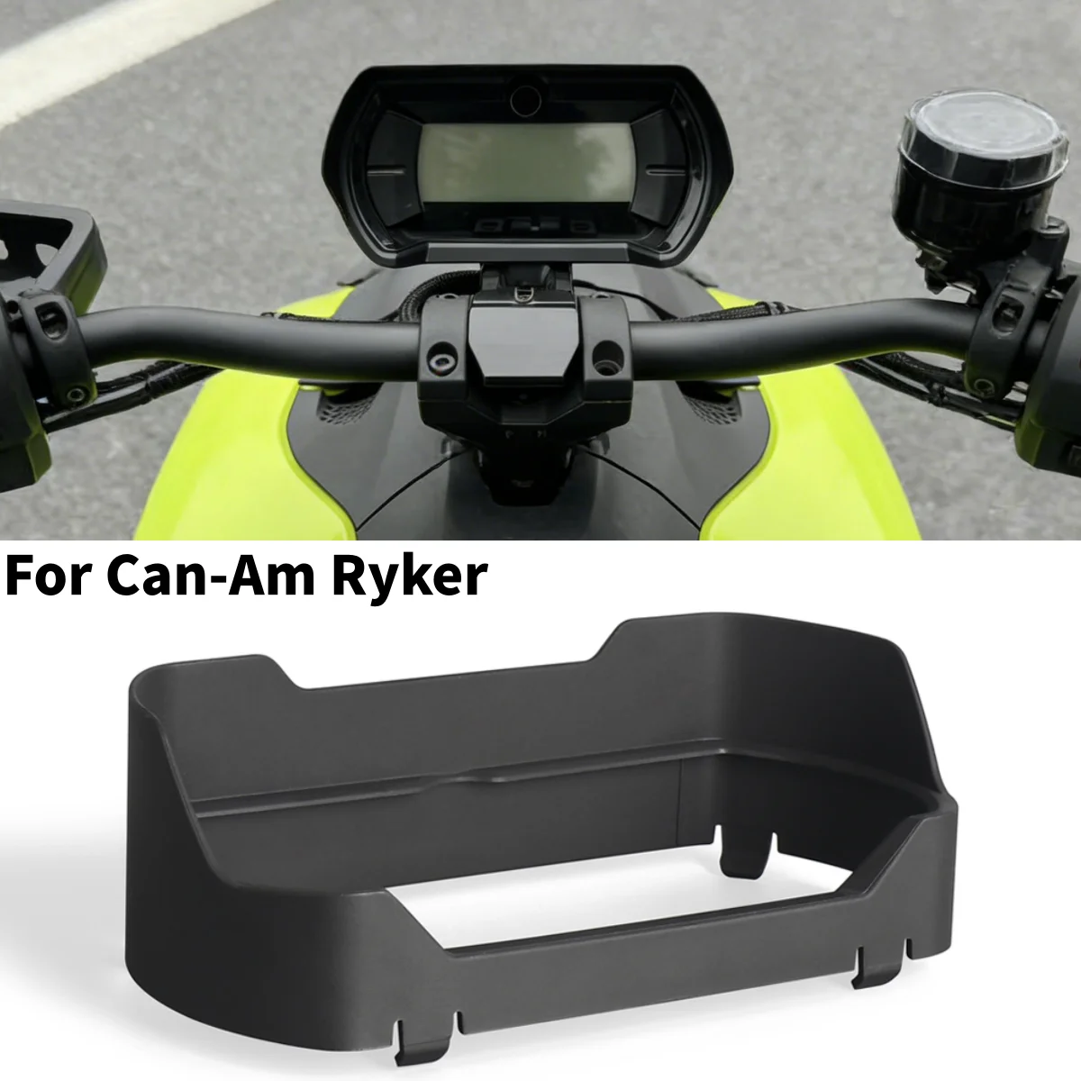

For Can-Am Ryker 600 900 Rally Edition Sport ACE UTV 19-25 Speedometer Sun Visor Instrument Hat Dashboard Sunshade Meter Cover