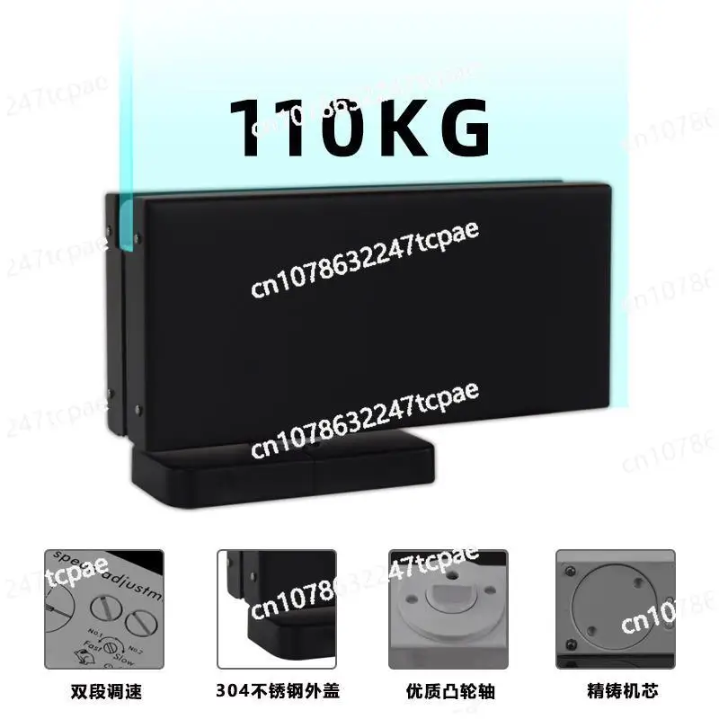 

Твердый титановый напольный пружин без пазов, скрытая безрамная стеклянная дверь, гидравлический дверной доводчик, напольный эластичный дверной зажим, набор аксессуаров