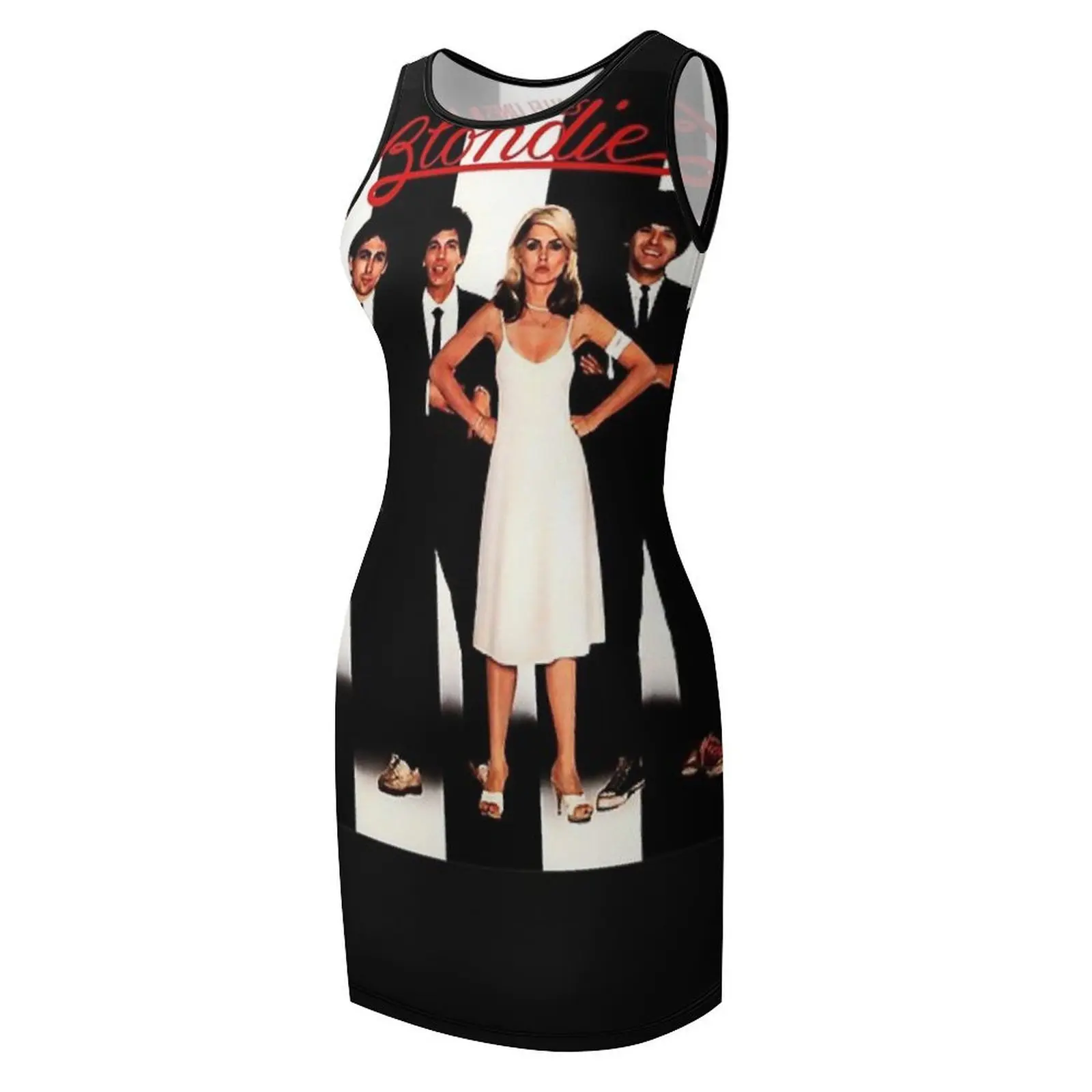 Najlepsza legenda muzyki rockowej, najpopularniejsza - koszulka Parallel Lines, niezbędna sukienka bez rękawów