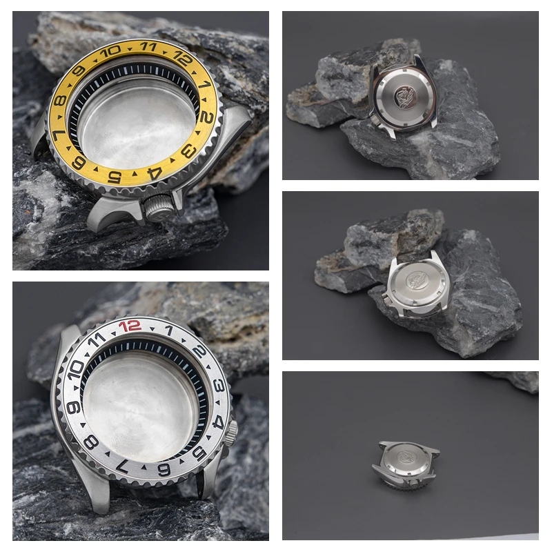

41MM Waterproof Stainless Diving Watch Case With Bezel Sapphire Glass Easy To Modify Case Design Fit NH35 NH36 Movement