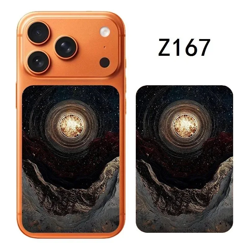 

2PCS MIX For Apple 17Promax phone back film FOR iPhone 17Pro back cover back film, niche decorative stickers